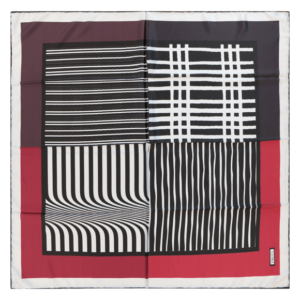 ⁦מטפחת משי דגם MONOCHROME⁩ – תמונה ⁦6⁩