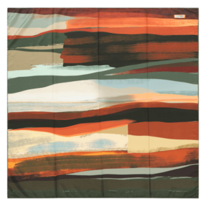 ⁦מטפחת משי דגם BRUSHES⁩ – תמונה ⁦4⁩