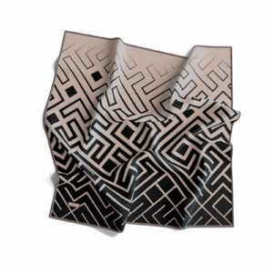 ⁦מטפחת משי דגם PUZZLE⁩ – תמונה ⁦9⁩