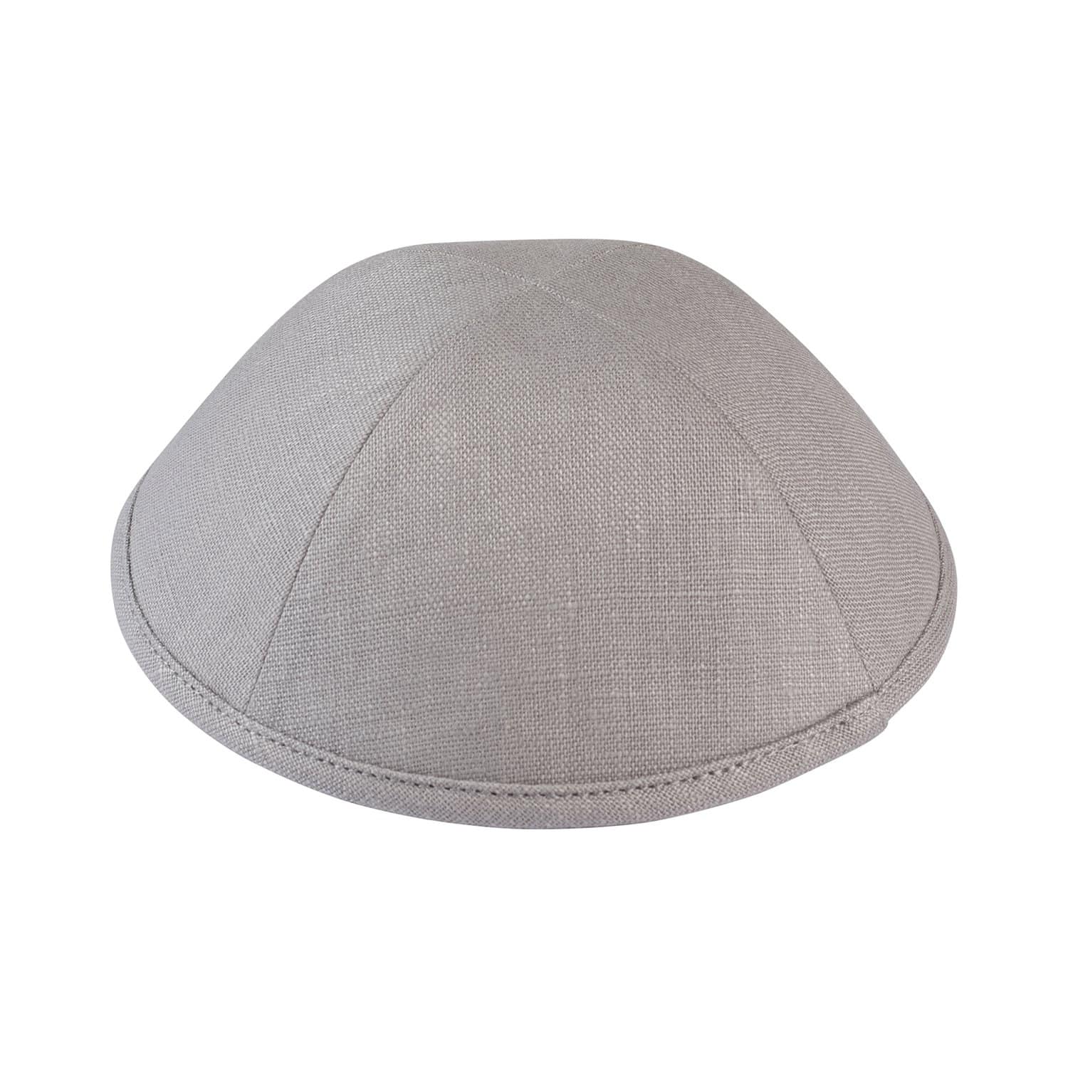 kippah85a_2000x כיפה דגם פשתן אפור – תמונה 1