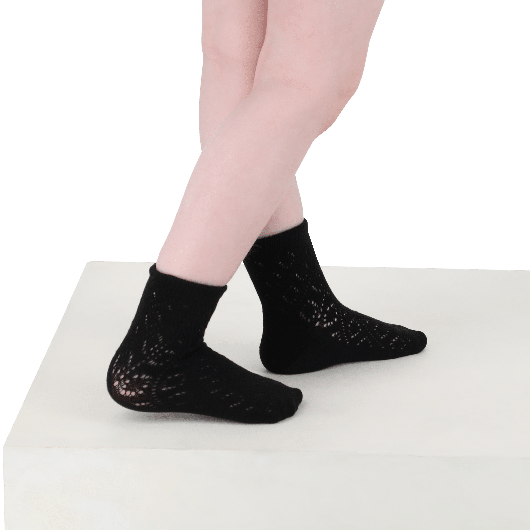 51 (2) גרביים קצרים דגם 10105 MINI DECO MESH – תמונה 1