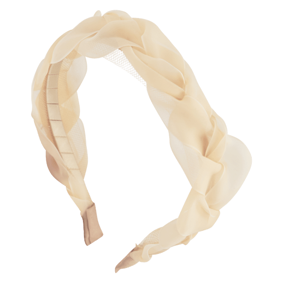 head bands-1-0-12 קשת צמת אורגנזה דגם 1333 – תמונה 1